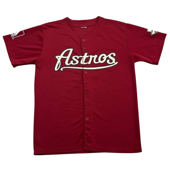 Vintage Houston Astros SGA Red Jersey Size Large - Picture 1 of 6